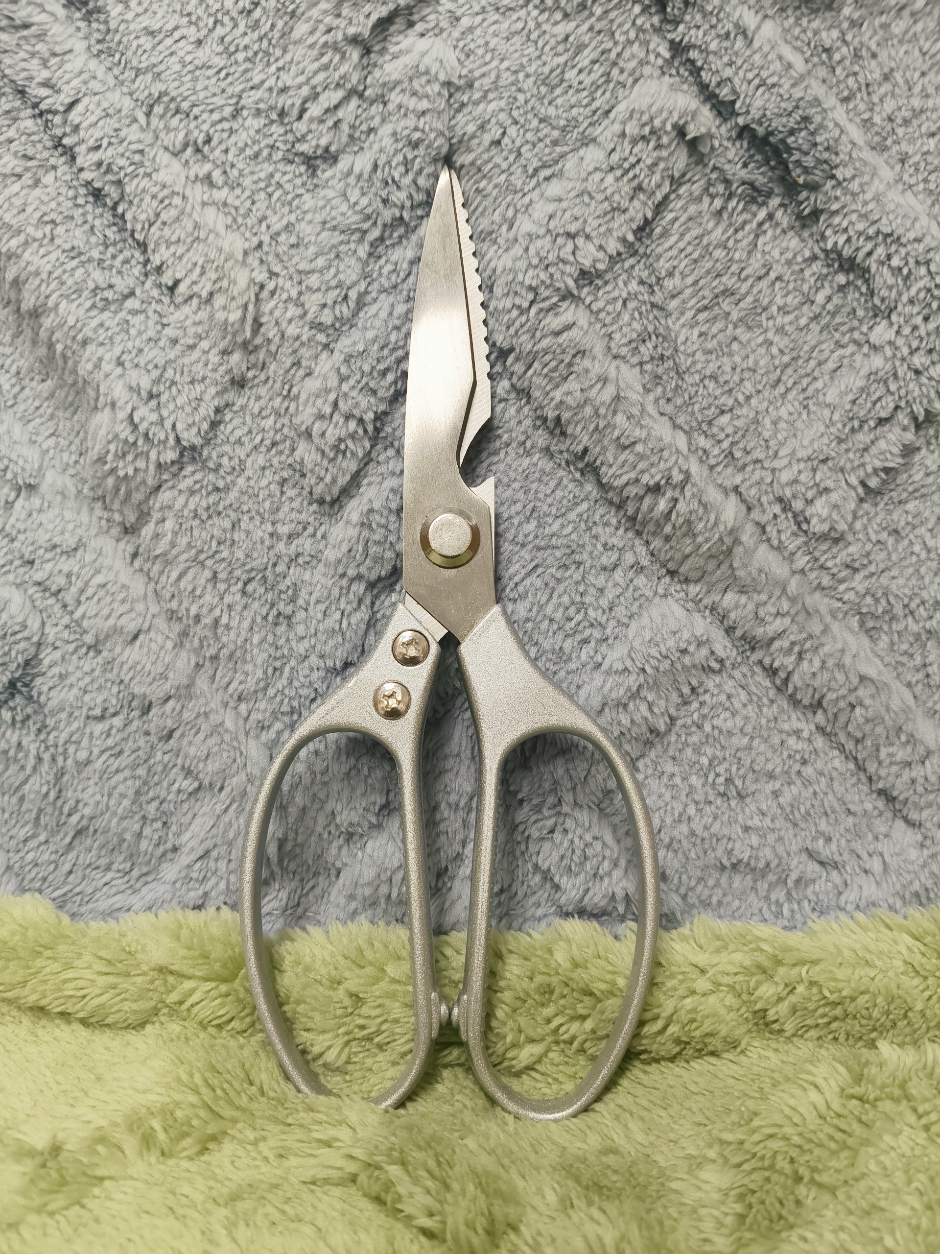 家用强力铝柄剪剪刀不锈钢厨房剪刀多功能厨用食物鸡骨剪刀