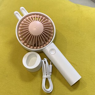 便携风扇 旋兔 颜色随机发 全新三档静音大风量 USB充电