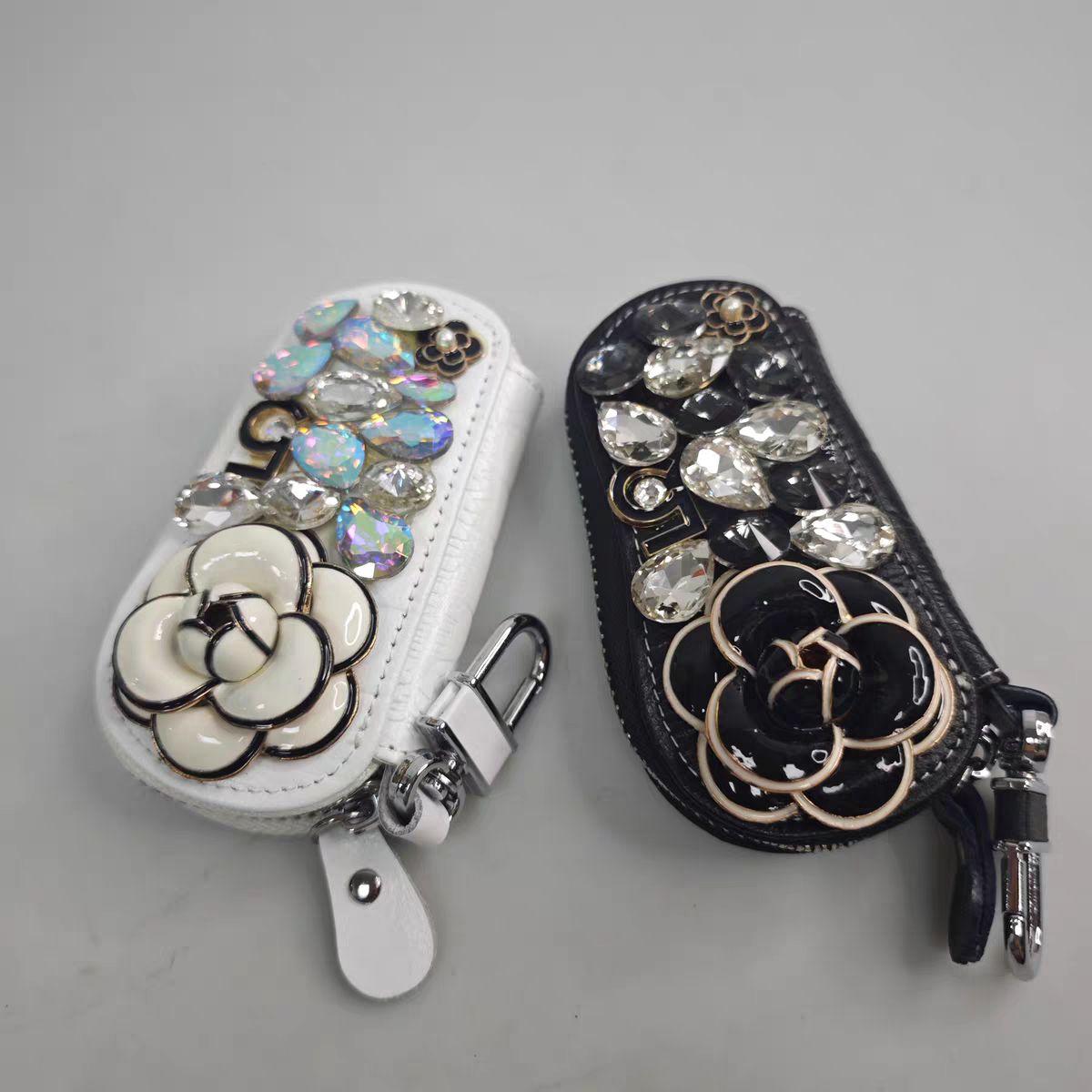 高级感镶钻小天鹅真皮钥匙包女创意包挂件钥匙扣创意跨境颜色随机,电子元器件市场,PCB电路板/印刷线路板,淘宝优惠券,粉丝福利购,淘宝优惠卷