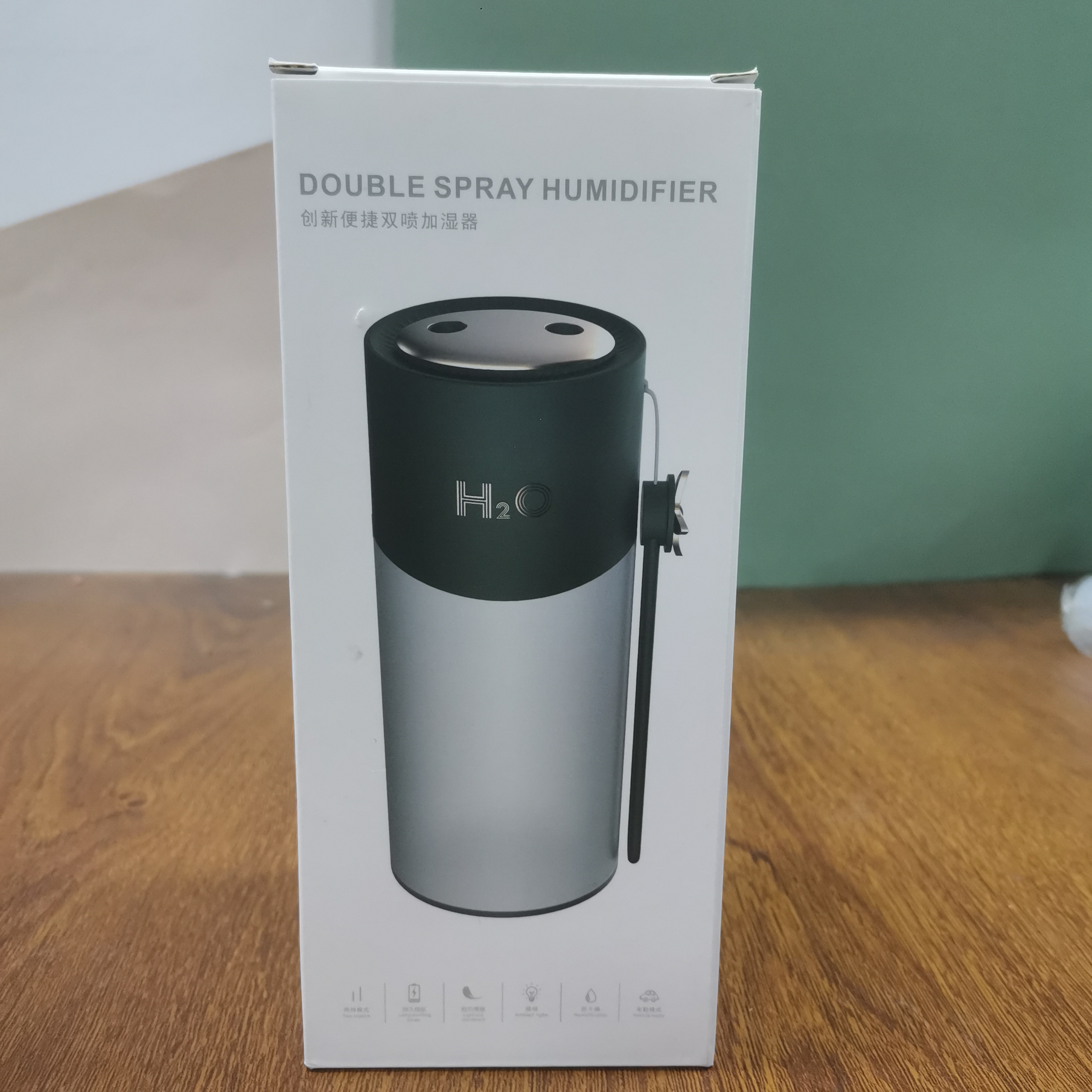 桌面加湿器家用静音卧室办公室车载双喷大容量空调创意不包好坏