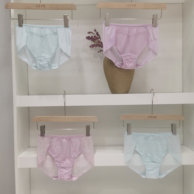 VS中高腰24新款出口韩国原单性感薄款透气网眼蕾丝女士内裤三角裤