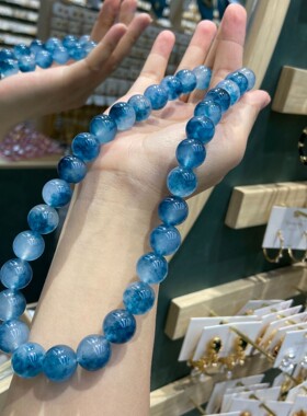 大理原创民族风扎染巴西蔷薇石链