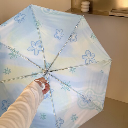 夏日钛银晴雨伞防晒防紫外线遮阳
