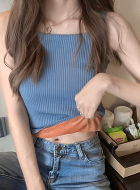 加绒加厚胖妹妹显瘦针织背心