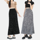 显瘦A字包臀裙子 春夏修身 胖妹妹洋气百搭闪闪亮片半身裙大码 女装