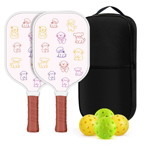 玻璃纤维儿童匹克球拍套装碳纤维匹克球球拍蜂窝板Pickleball
