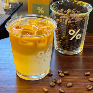 BlueBottle阿拉比杯蓝瓶子玻璃咖啡杯浓缩杯圆口杯定制logo广告杯