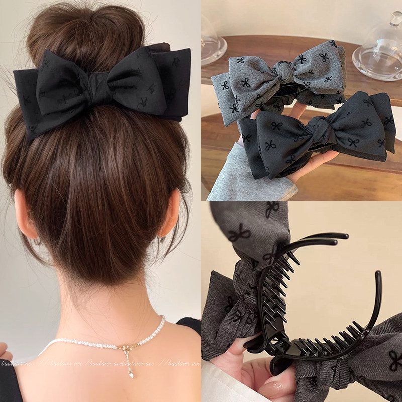 巨显气质！丸子头抓夹