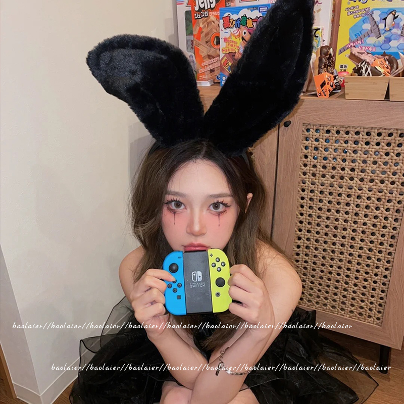 万圣节头饰纯欲风发箍兔女郎发卡