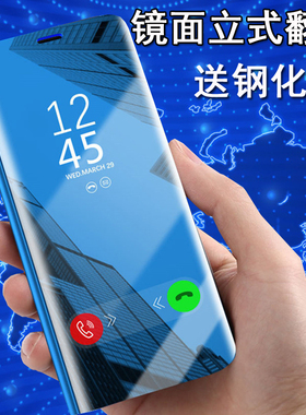 三星A71手机壳A51 5G版保护镜面皮套SM一A7160防摔5160翻盖立式Galaxy硬壳A715g男女515g超薄4G潮galaxya新款