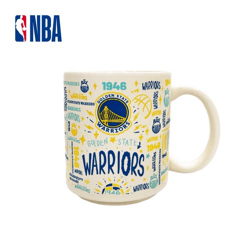 NBA满杯logo创意陶瓷马克杯