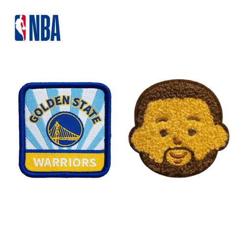 NBA球队球星刺绣徽章贴纸
