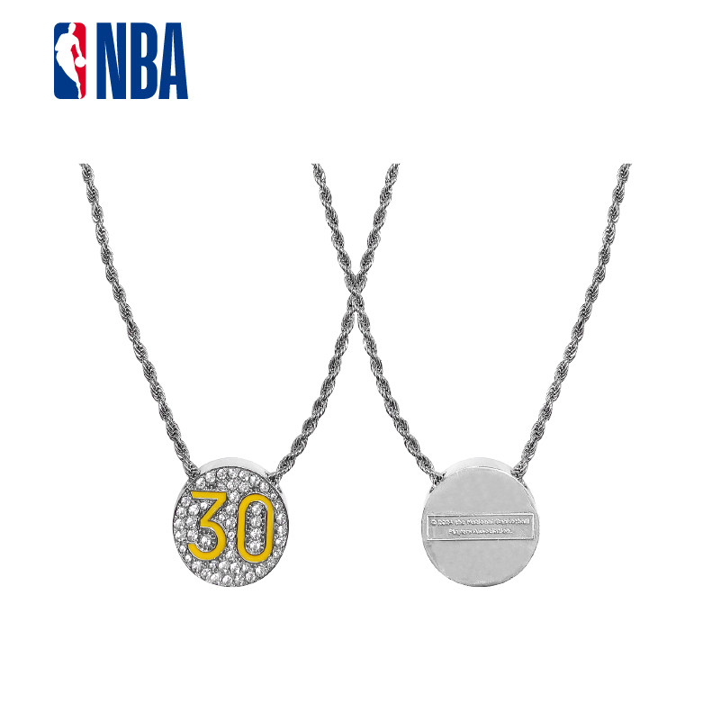 NBA球星水钻项链精致时尚颈链詹姆斯库里杜兰特百搭配饰