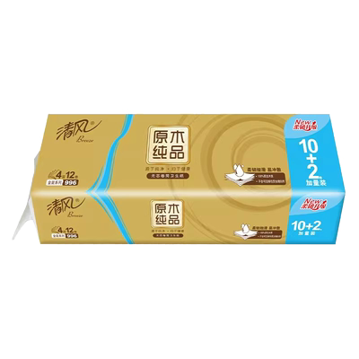 徽枫原木棉柔卷纸加大960克无芯卫生纸厕纸纸巾家用无心大包手纸