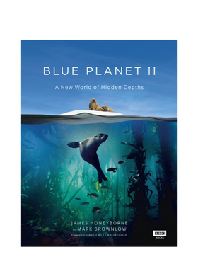 英文原版 蓝色星球II Blue Planet II BBC同名纪录片 海洋生物 新世界 地理百科 全彩精装 科普读物 企鹅兰登