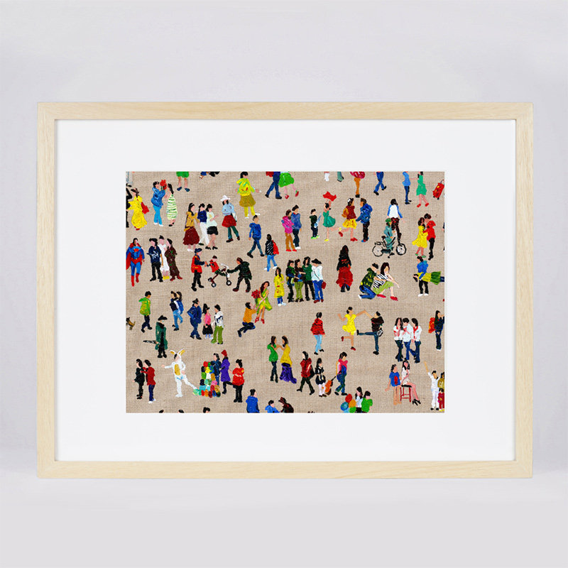 预售王波 限量99套签名艺术版画-找自己【预售 下单前请联系客服】