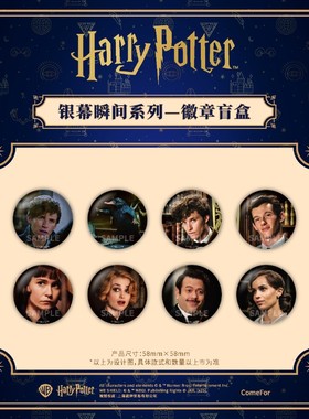 comfor 神奇动物银幕瞬间系列马口铁徽章盲盒