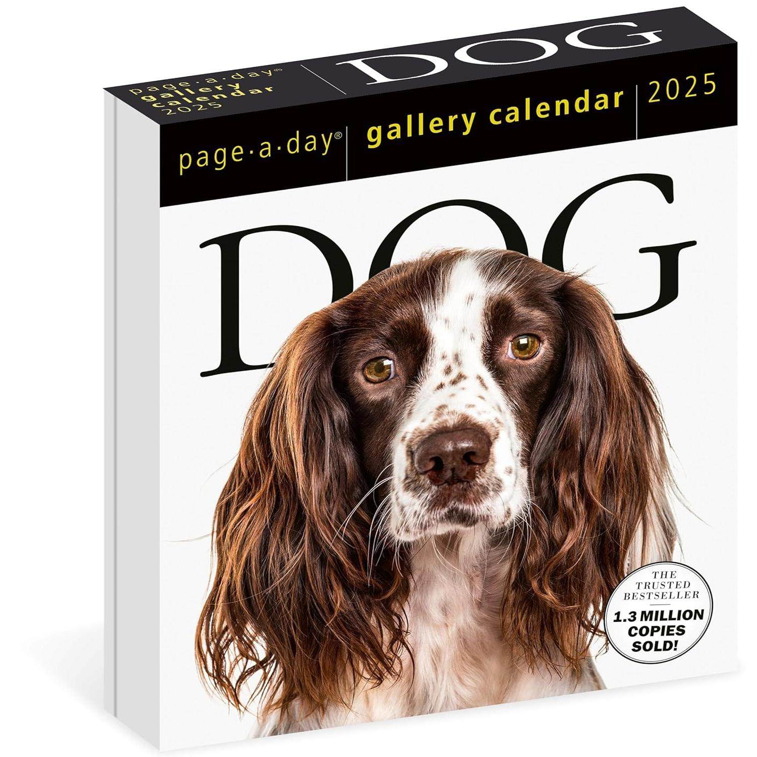 2025年画廊日历 狗 宠物摄影 每天一页 进口台历 新年礼物 英文原版 Dog Page-A-Day (R) Gallery Calendar 2025