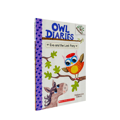 【英文原版】猫头鹰日记8 Owl Diaries 8 伊娃和迷路的小马驹 Eva and the Lost Pony 学乐 英语学习 分级阅读 桥梁书 7-12岁