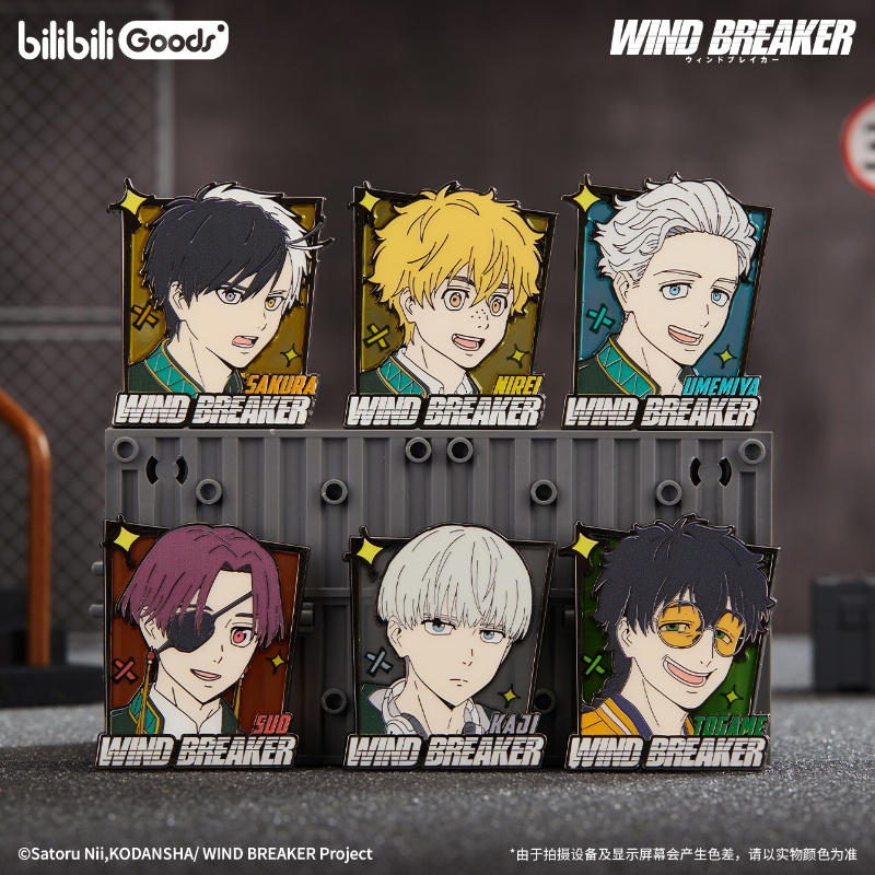 bilibiliGoods WIND BREAKER防风铃 风之守护系列 徽章 卡套