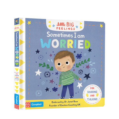 英文原版 有时我很担心 Sometimes I Am Worried 小情绪系列 Little Big Feelings 情绪管理 低幼启蒙 儿童绘本 机关书