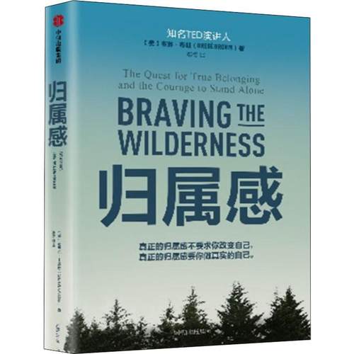 归属感 布琳·布朗著 无所畏惧作者 TED演讲人之一 王建一  解读了孤独和归属感之间的联系