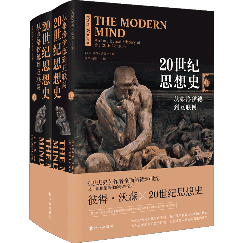 20世纪思想史 从弗洛伊德到互联网 彼得·沃森 著 思想史 从火到弗洛伊德作者 解读20世纪 哲学文学历史政治艺术