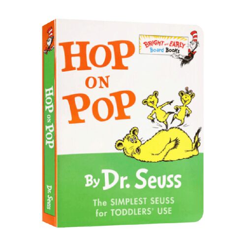 英文原版 HOP ON POP 在爸爸身上蹦来跳去