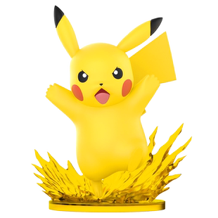 Oristaco玩乐主义宝可梦中尺寸比卡丘耿鬼手办玩具神奇宝贝摆件