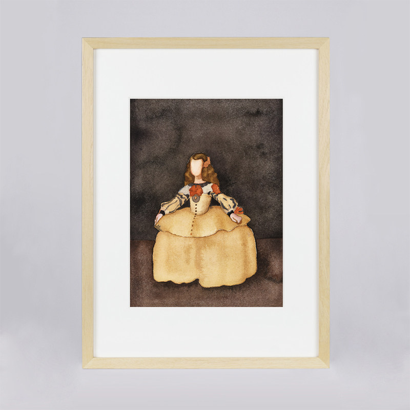 预售瑃燕 限量99套签名艺术版画-(王春燕)《公主》【 下单前请联系