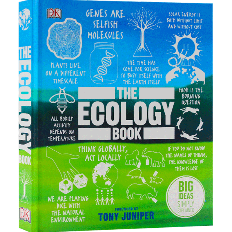 【英文原版】DK生态学百科图解 The Ecology Book 科学普及