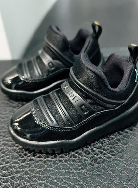 JORDAN/AJ 11 AJ11白红纯黑低帮舒适一脚蹬运动鞋篮球鞋BQ7101