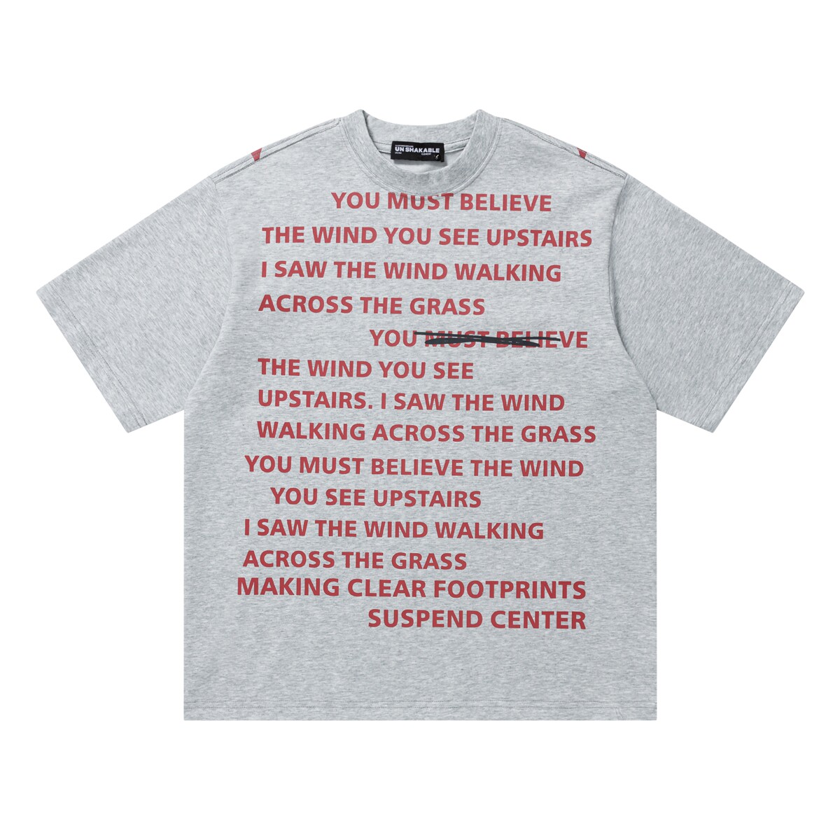 MoCreation 美式高街风字母印花短袖T恤男女夏季情侣宽松百搭上衣