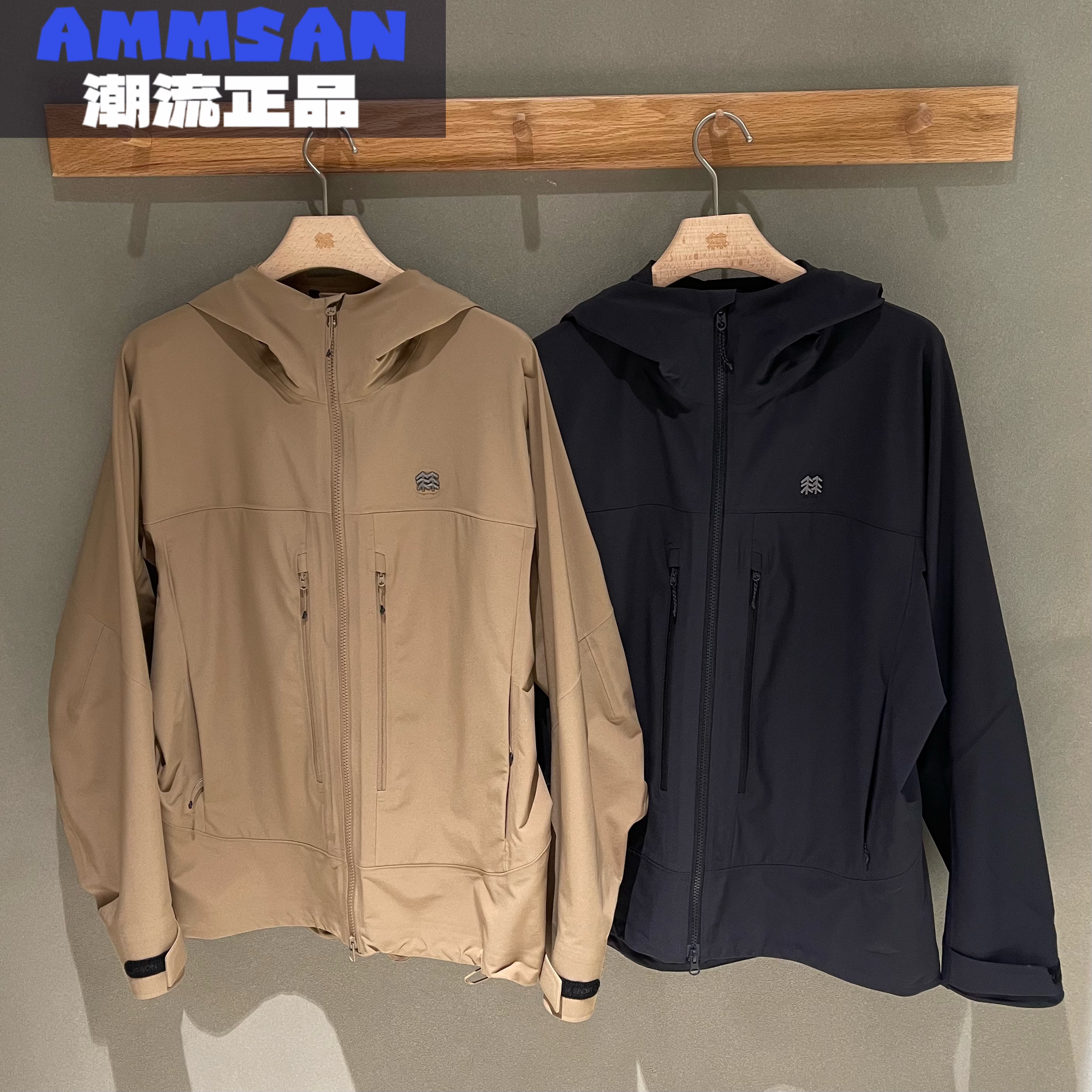 可隆KOLON SPORT HIKE男款户外双层编织软壳夹克外套LHJK5AN061