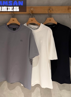 可隆KOLON SPORT CAMP中性款户外露营百搭宽松短袖T恤LURT6MT518