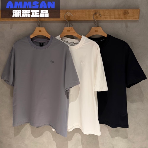 可隆KOLON SPORT CAMP中性款户外露营百搭宽松短袖T恤LURT6MT518