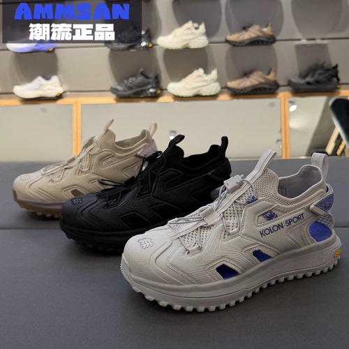 可隆KOLON SPORT 26新款男女同款户外镂空防滑溯溪凉鞋LUFW6MT204