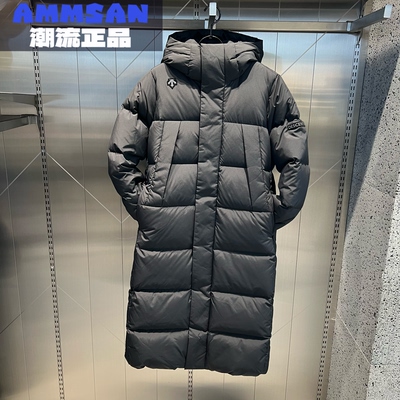 迪桑特DESCENTE SKI女款长款百搭保暖连帽鹅绒羽绒服D4432SDJ95