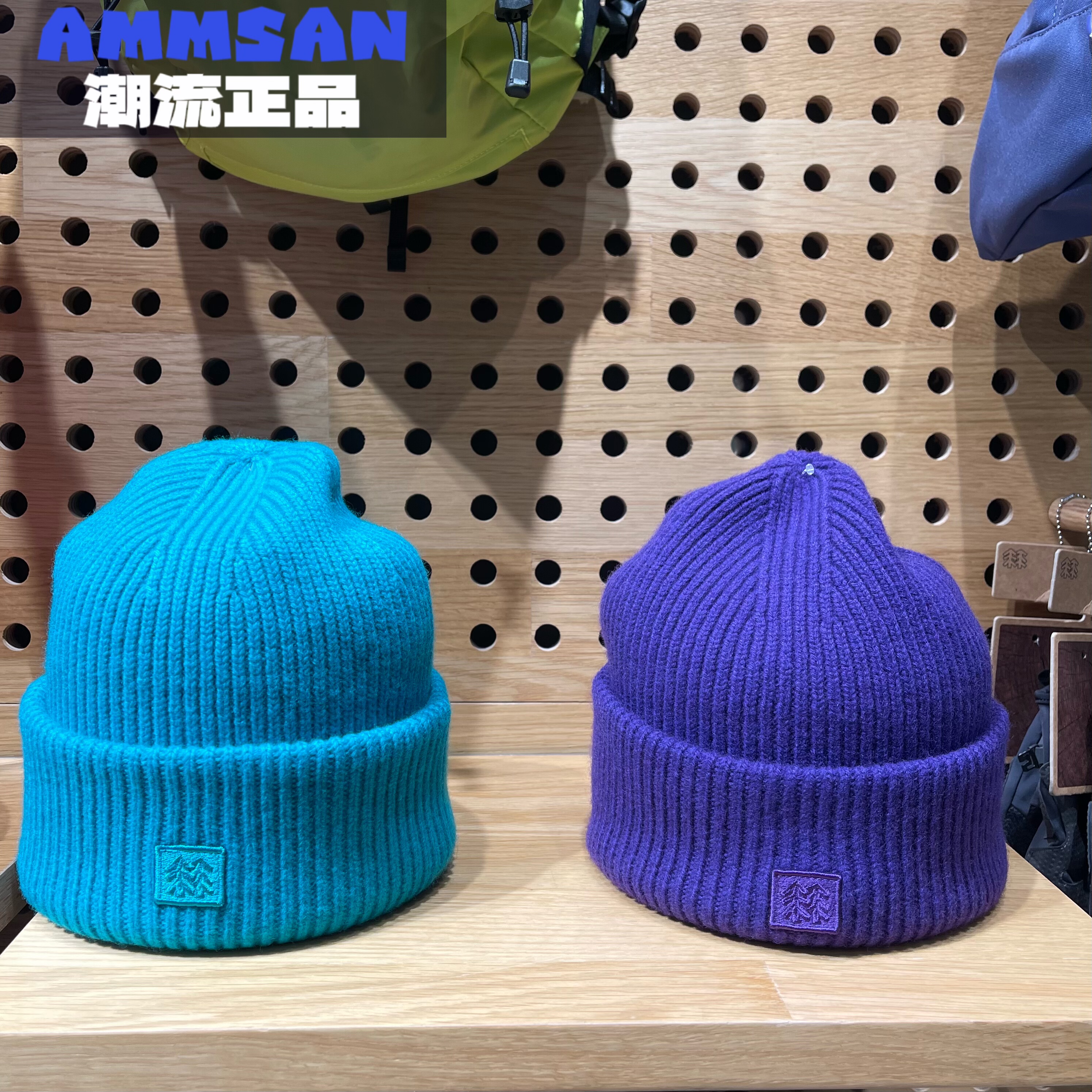 可隆KOLON SPORT男女款户外保暖针织帽冷帽毛线帽LUCB5WT534