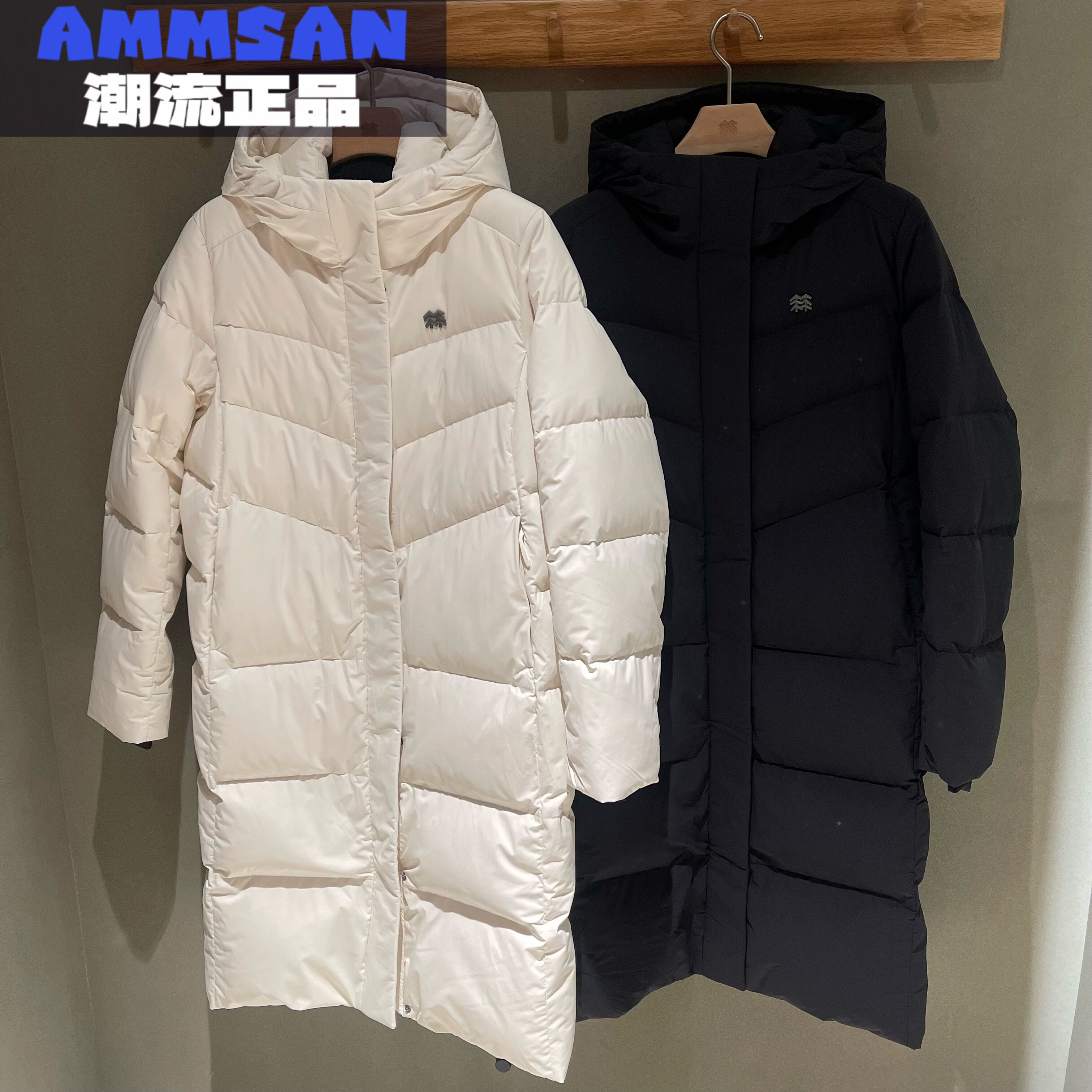 可隆KOLON SPORT 25冬季女款长款百搭保暖鹅绒羽绒服LKDJ5WN110