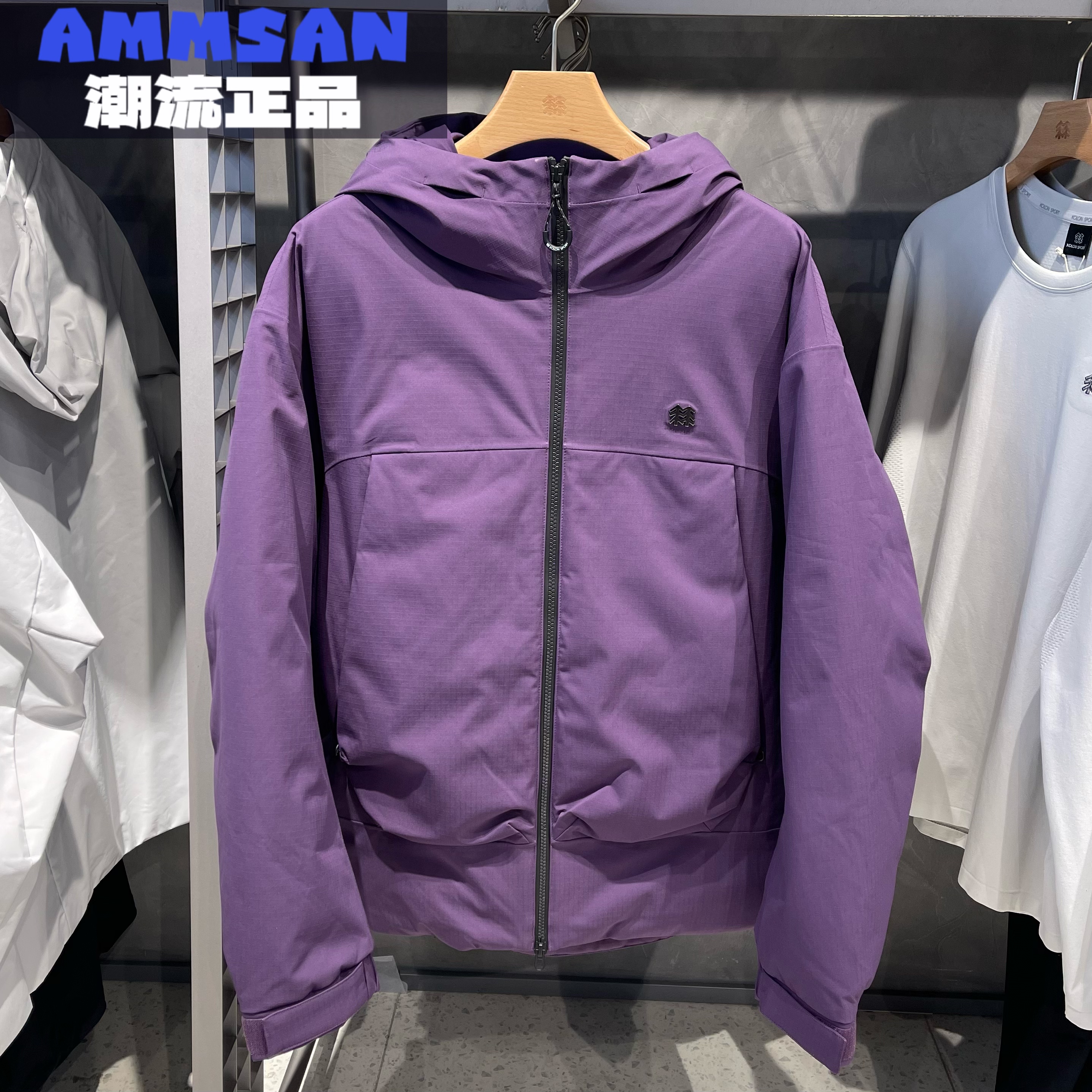 可隆KOLON SPORT男女同款潮流百搭保暖防风鹅绒羽绒服LUDJ4WT524