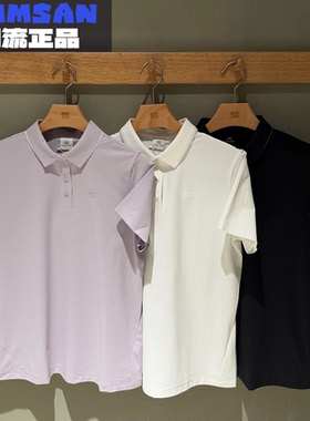 可隆KOLON SPORT 26夏女款吸湿速干SECO抗菌短袖POLO衫LKPT6AT802