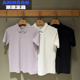 可隆KOLON SPORT 26夏女款吸湿速干SECO抗菌短袖POLO衫LKPT6AT802