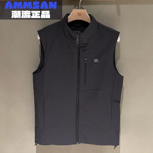 可隆KOLON SPORT 26早春男款户外防风保暖立领棉马甲LHVT6SN021