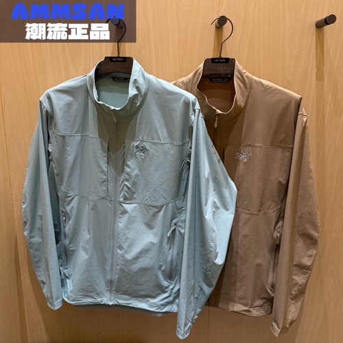 Arcteryx始祖鸟GAMMA LIGHTWEIGHT男款户外防风轻量立领软壳夹克