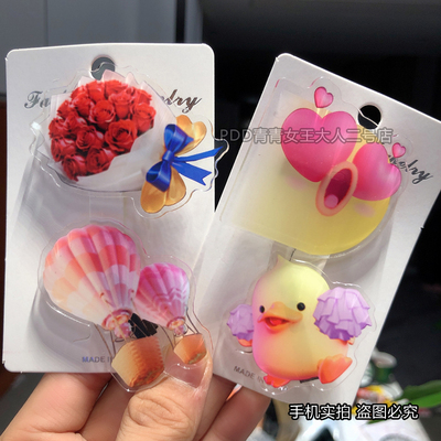 其他发夹亚克力可爱新款