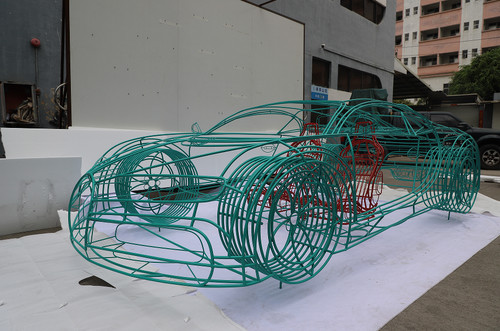 汽车雕塑室外服务模型定制金属树脂手板打样设计制作手工艺术品