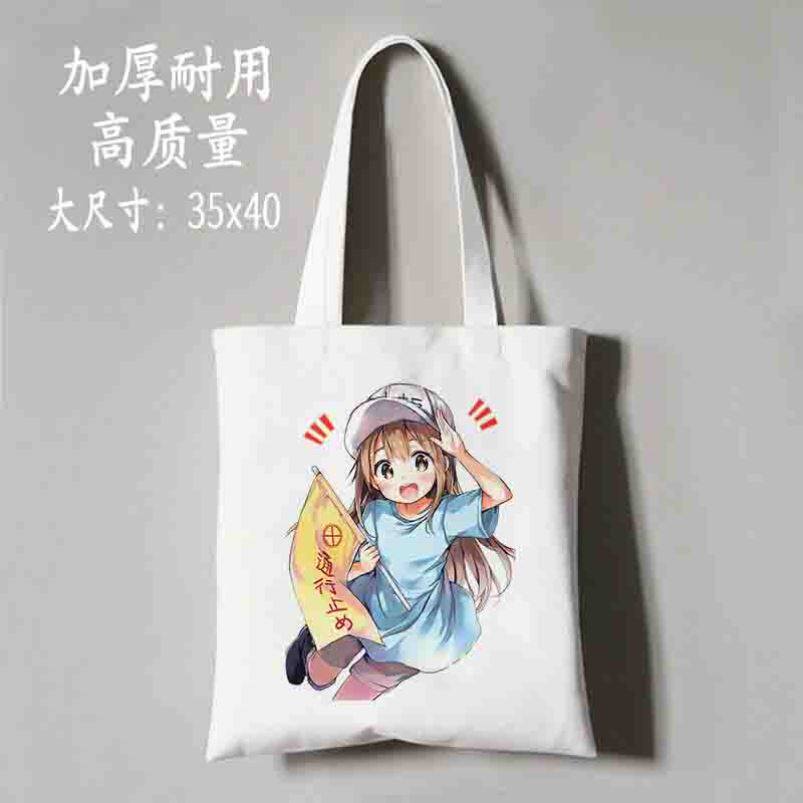 工作细胞血小板周边帆布包白细胞学生拎书补习单肩包手提袋高颜值
