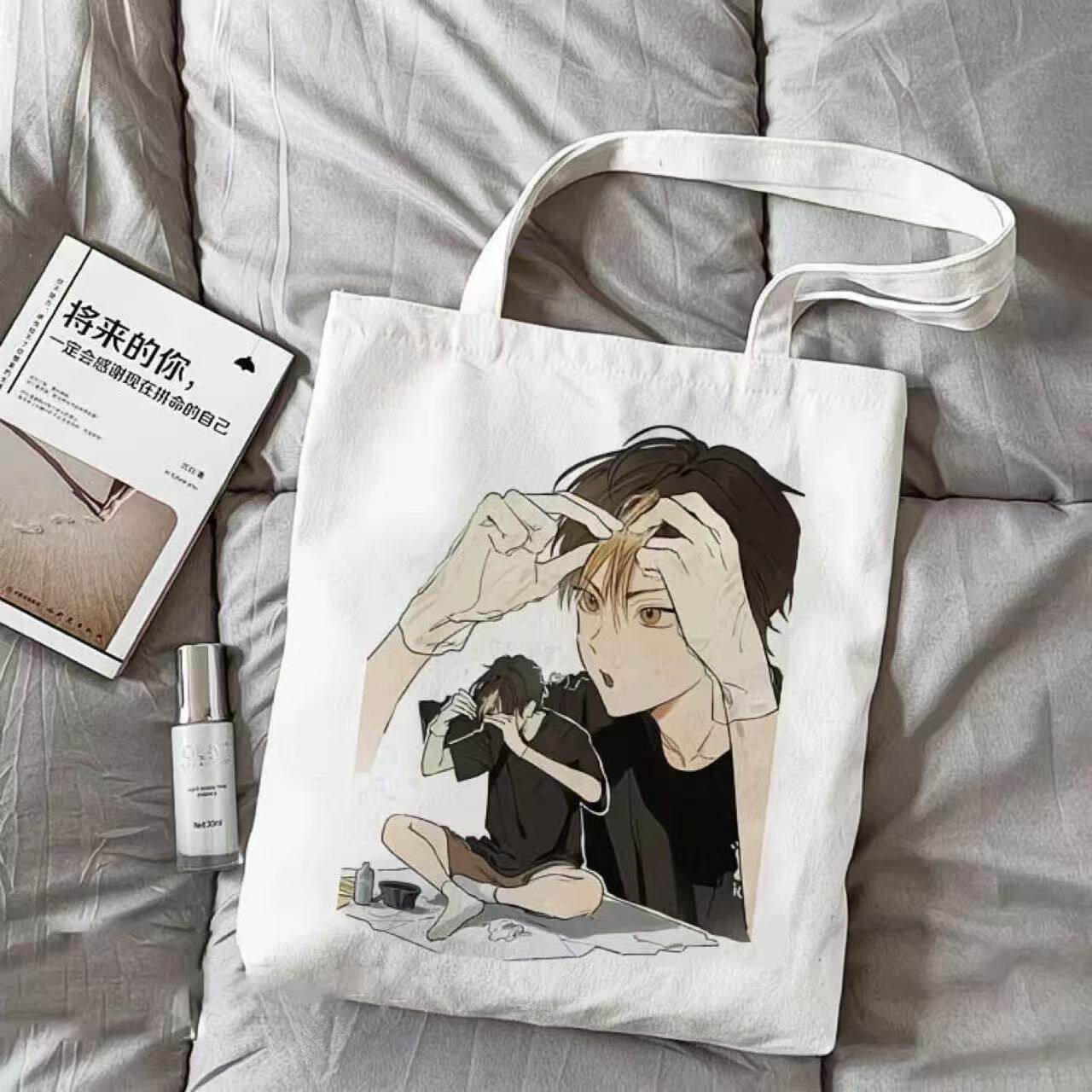 排球少年周边学生帆布袋日向翔阳孤爪研磨西谷夕外出单肩包高颜值