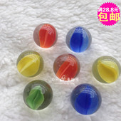 16MM花心玻璃球弹珠跳棋棋子波子花瓣玻璃球怀旧弹珠溜溜儿童打弹